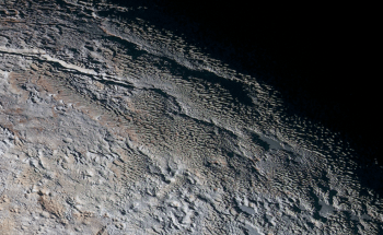 Pluto's terrain and land structure
