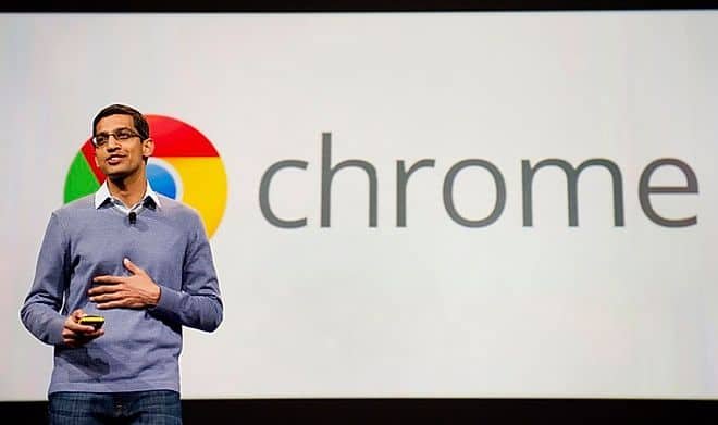 sundar pichai launching chrome