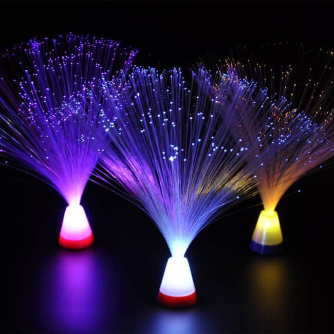 Fancy fiber optic lamp