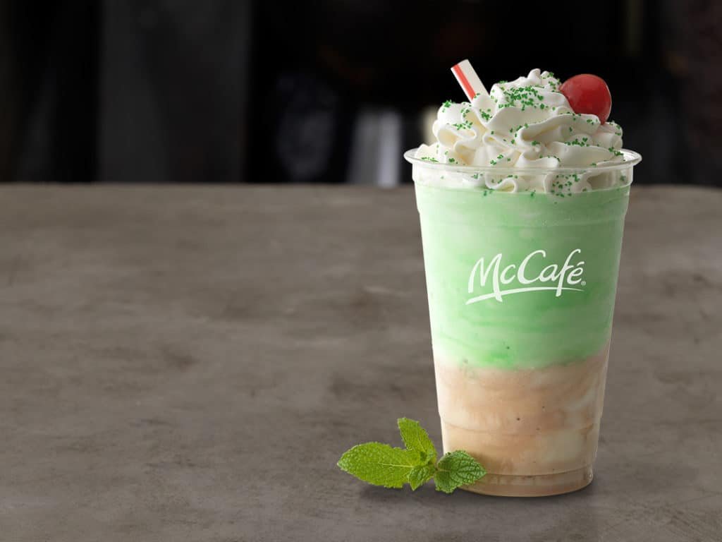 McDonald's Straw - Chocolate Shamrock Shake