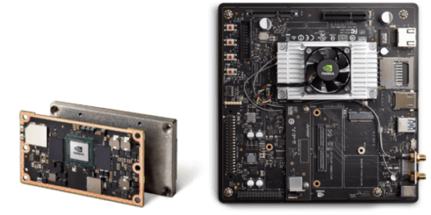 Nvidias Jetson TX2 module plus development board
