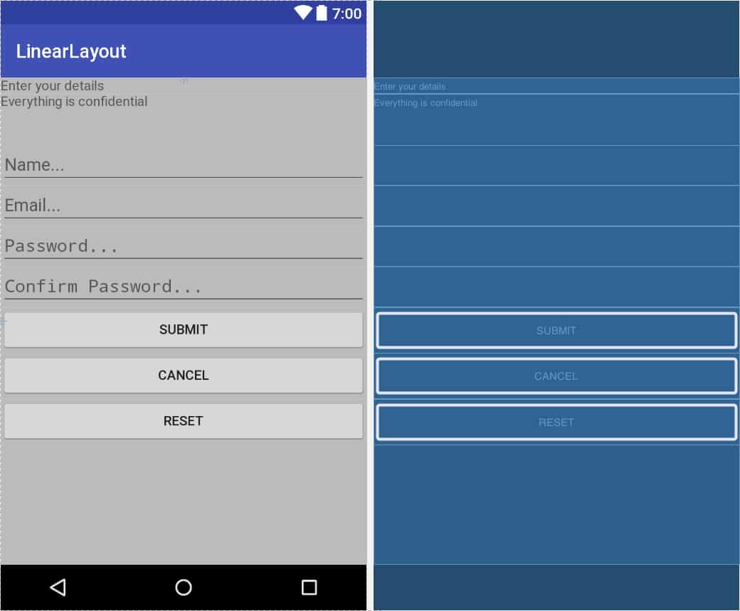Layouts in Android Studio - Which ones should we use?