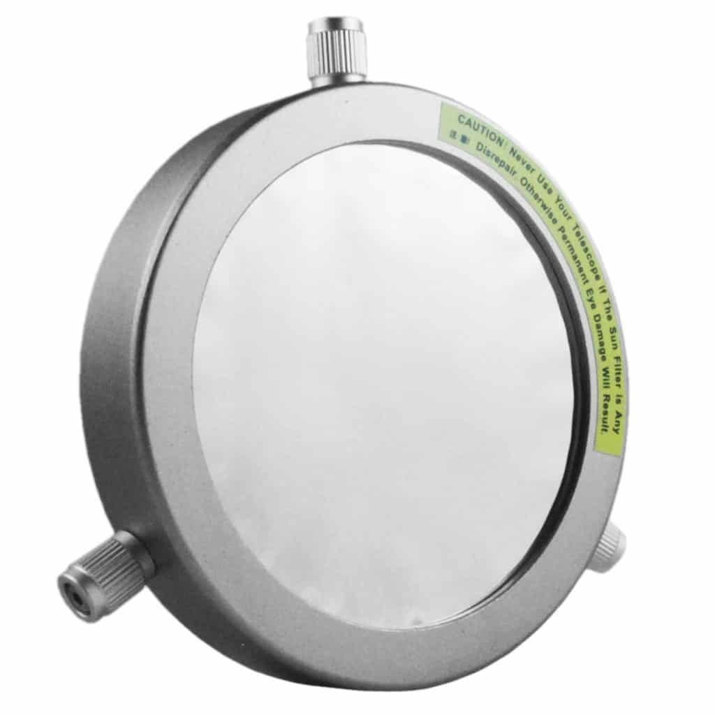 Screw-on solar filter