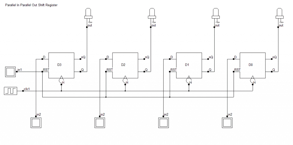 Parallel In Parallel Out Shift Register