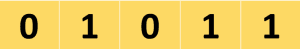 Binary Representation of 11 as 01011