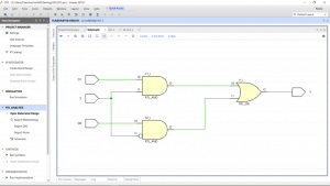 RTL schematic for 2x1 MUX