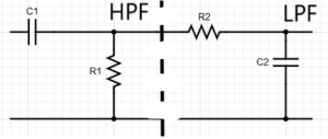 Circuit of Band Pass Filter