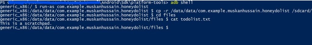 Viewing the Contents of the File using Command Line